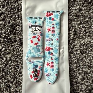 NEW nautical print watch band for apple watch